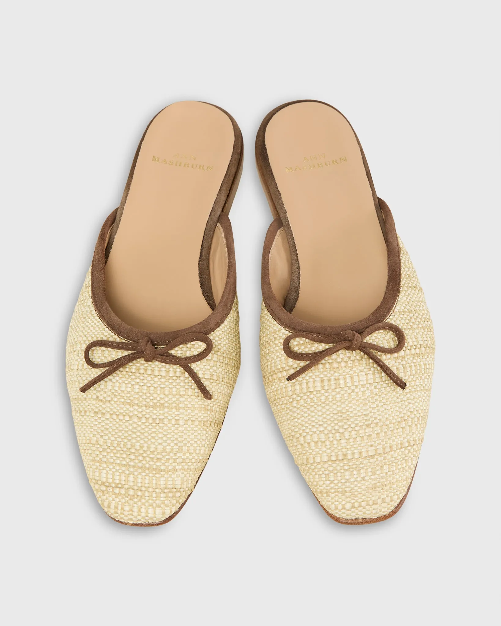 Joy Mule in Khaki Basketweave