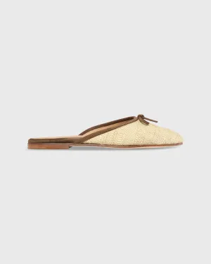 Joy Mule in Khaki Basketweave
