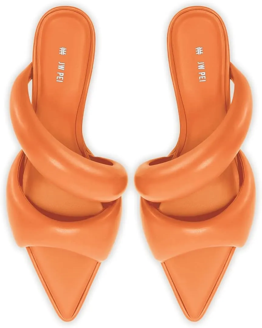 JW PEI Women's Sara Mule Heeled Sandals