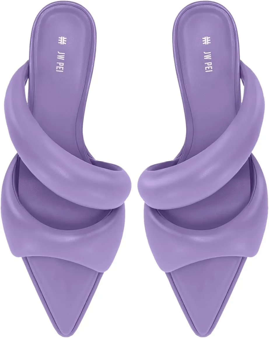 JW PEI Women's Sara Mule Heeled Sandals