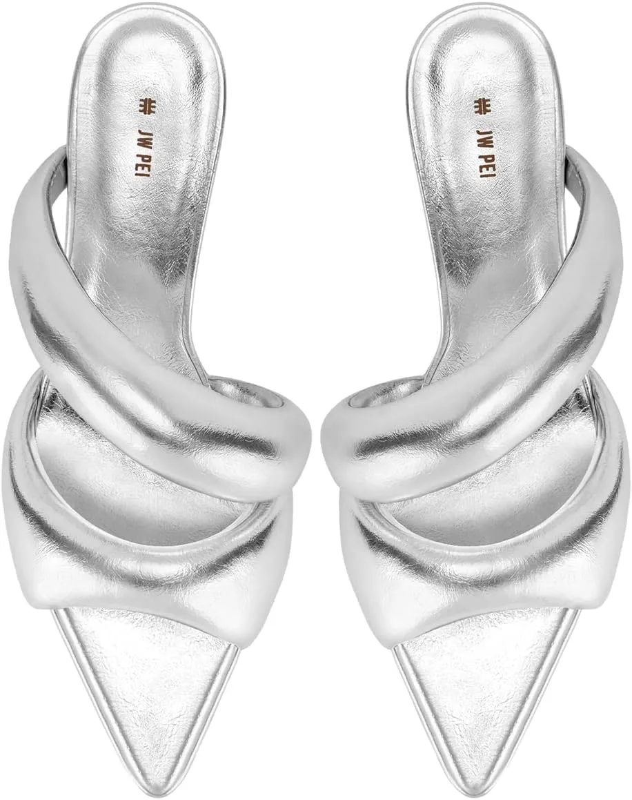 JW PEI Women's Sara Mule Heeled Sandals