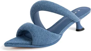 JW PEI Women's Sara Mule Heeled Sandals