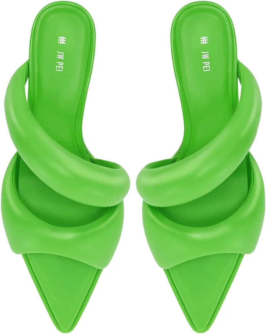 JW PEI Women's Sara Mule Heeled Sandals