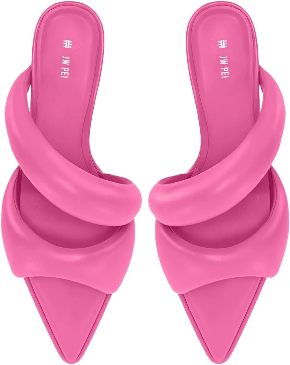 JW PEI Women's Sara Mule Heeled Sandals