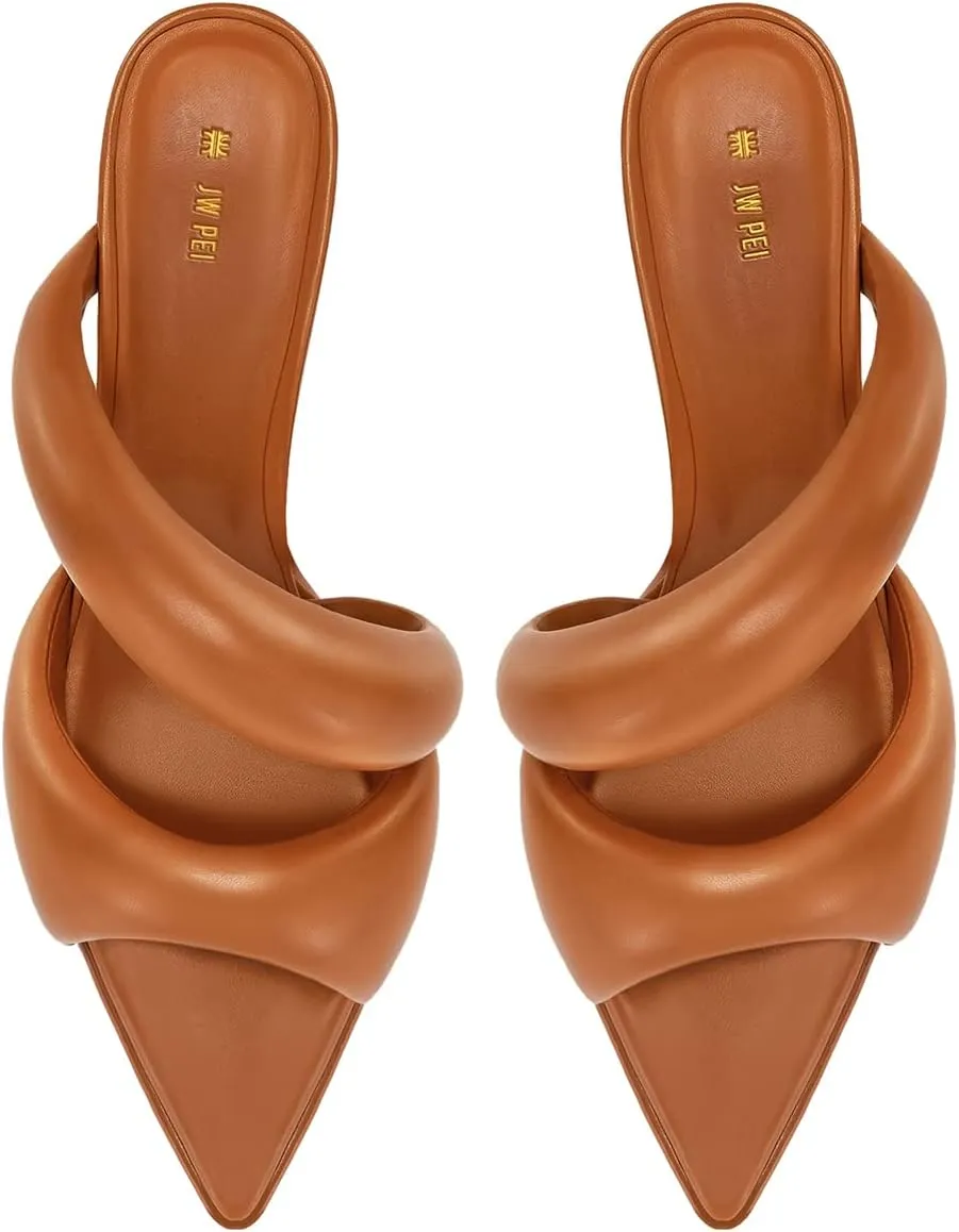 JW PEI Women's Sara Mule Heeled Sandals