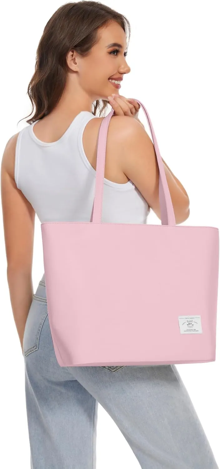 KALIDI Tote Bag for Women Large Waterproof Shoulder Bag Zipper Casual Hobo Handbag Work Shopping Lightweight