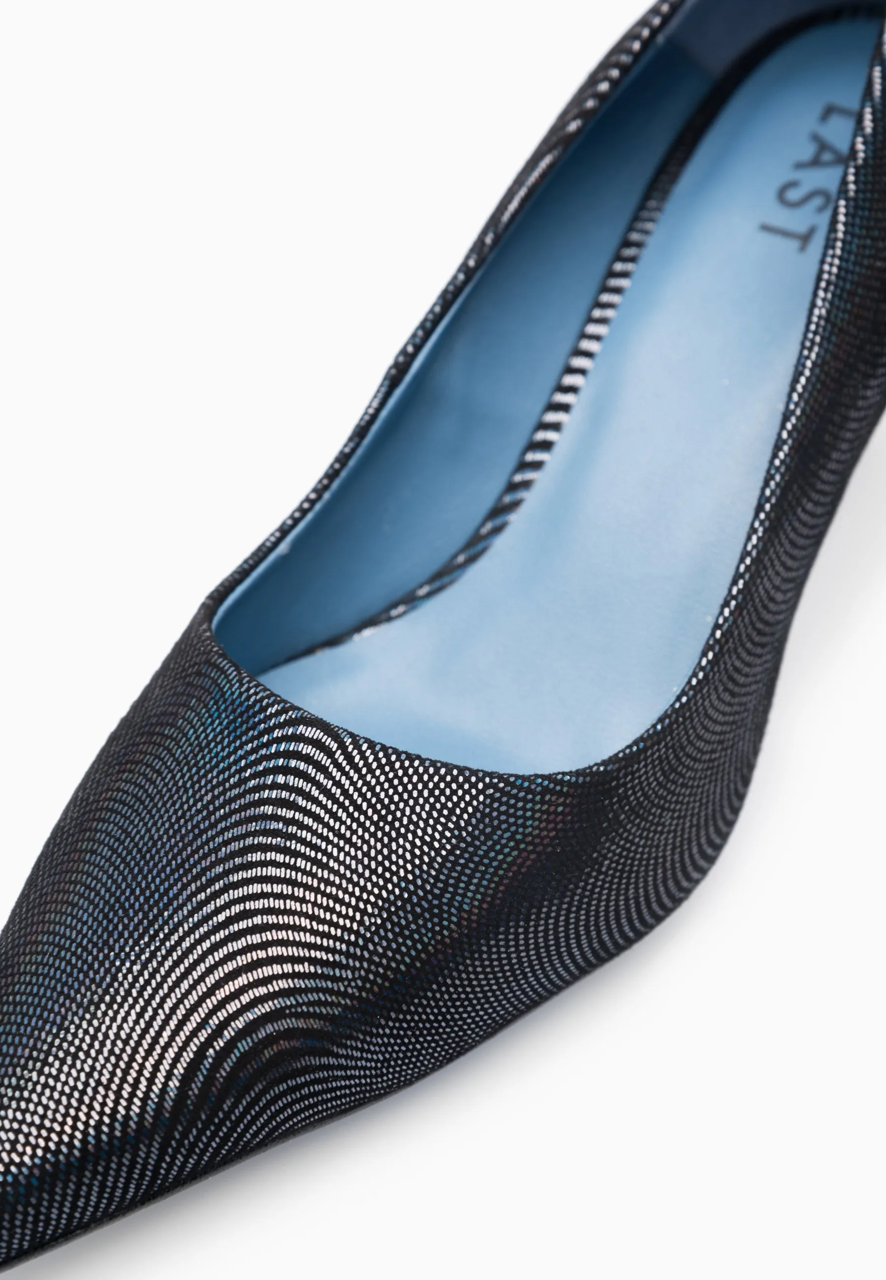 Kelly - Embossed Leather - Black
