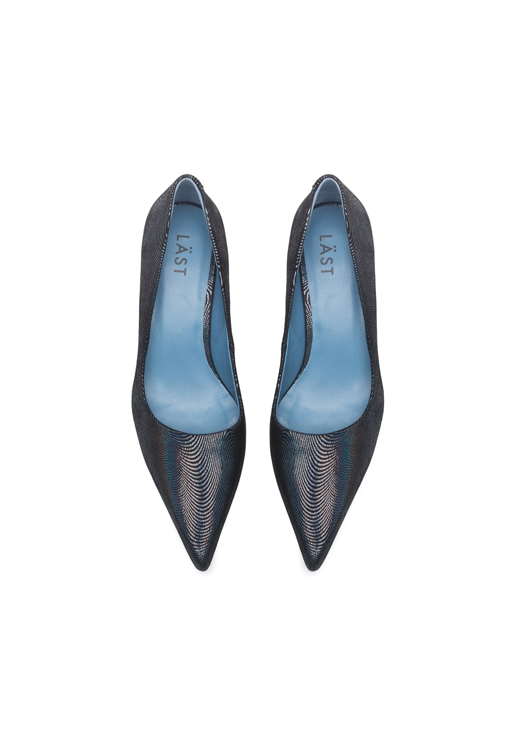 Kelly - Embossed Leather - Black