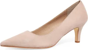 Kitten Heels for Women Closed Toe Heels 2 inch Low Heel Comfortable Pump Shoes for Women Work Casual Party Dressy Wedding