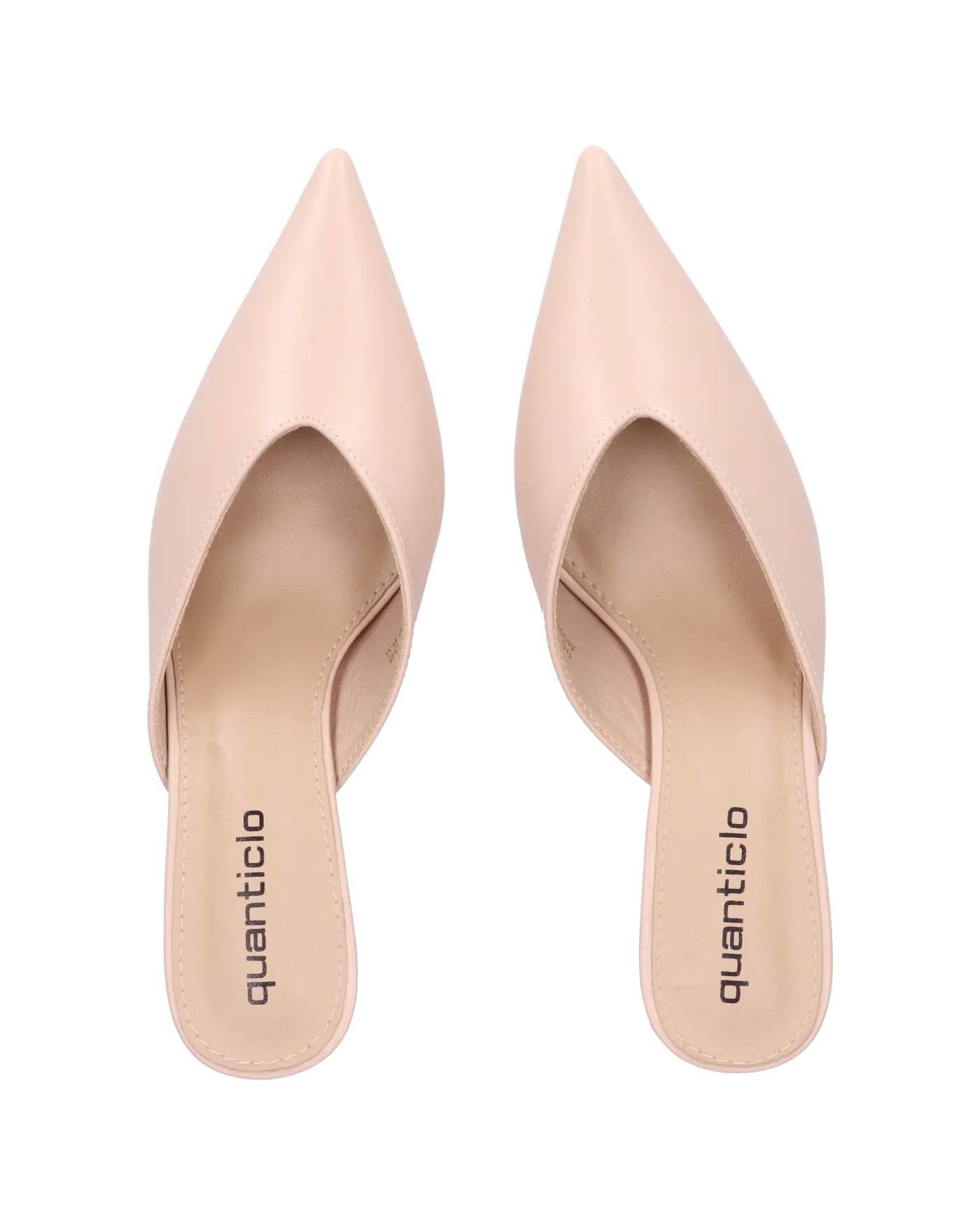 KLOE - décolleté beige a punta con tacco basso
