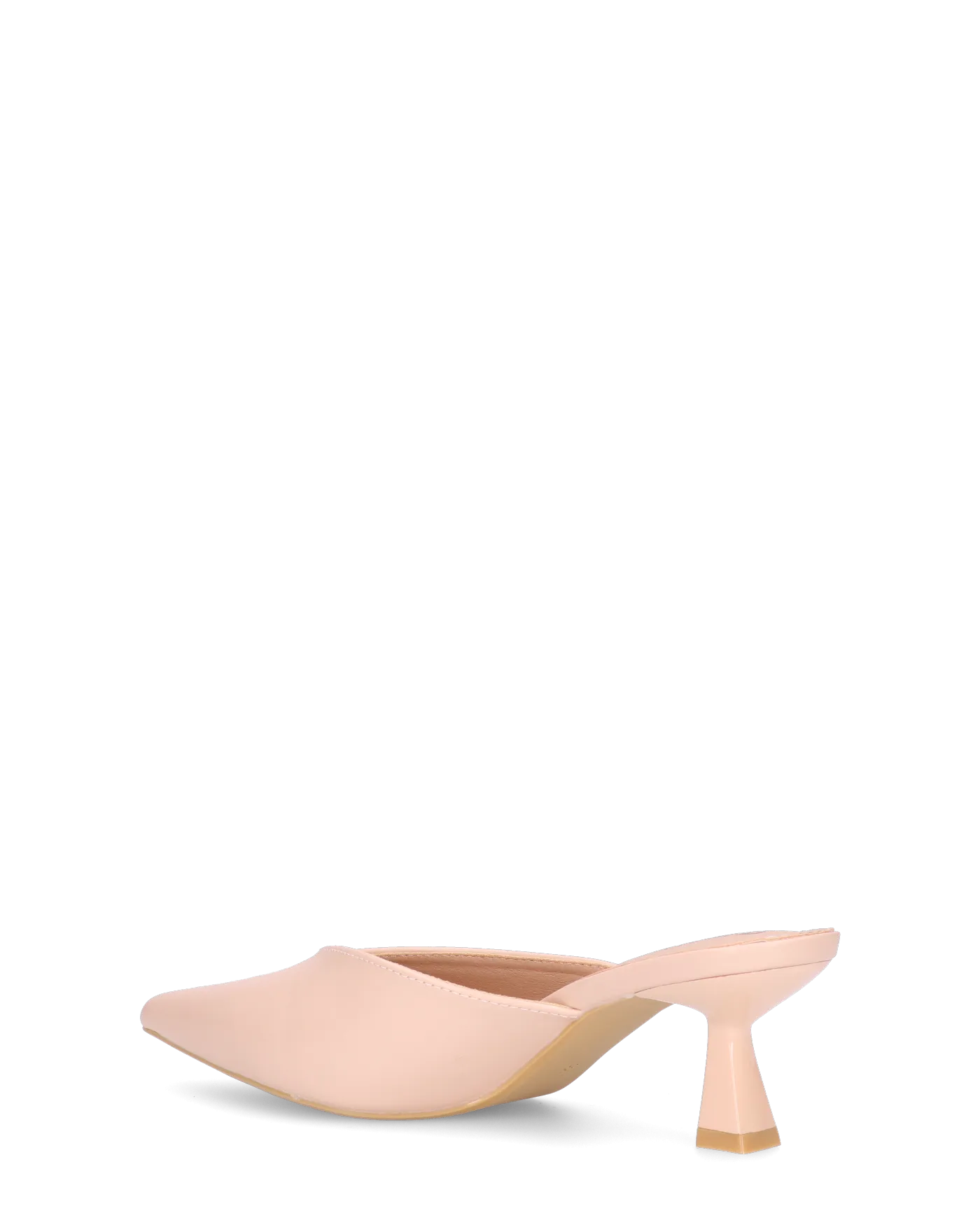 KLOE - décolleté beige a punta con tacco basso