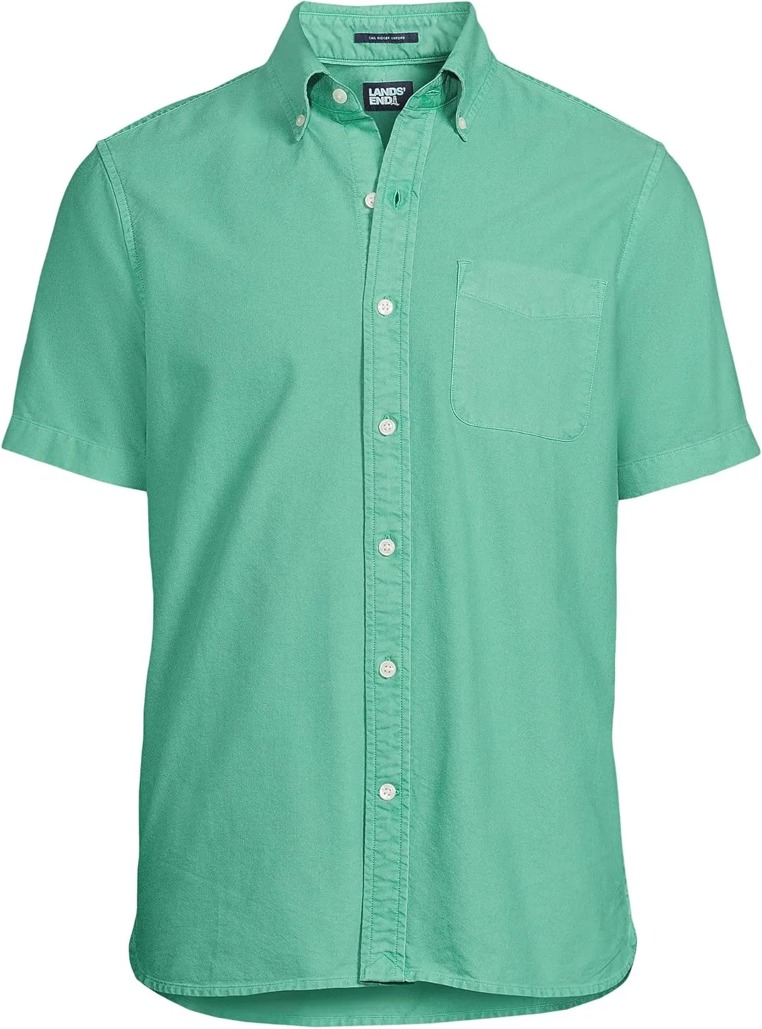 Lands' End Men's Short Sleeve Sail Rigger Shirt