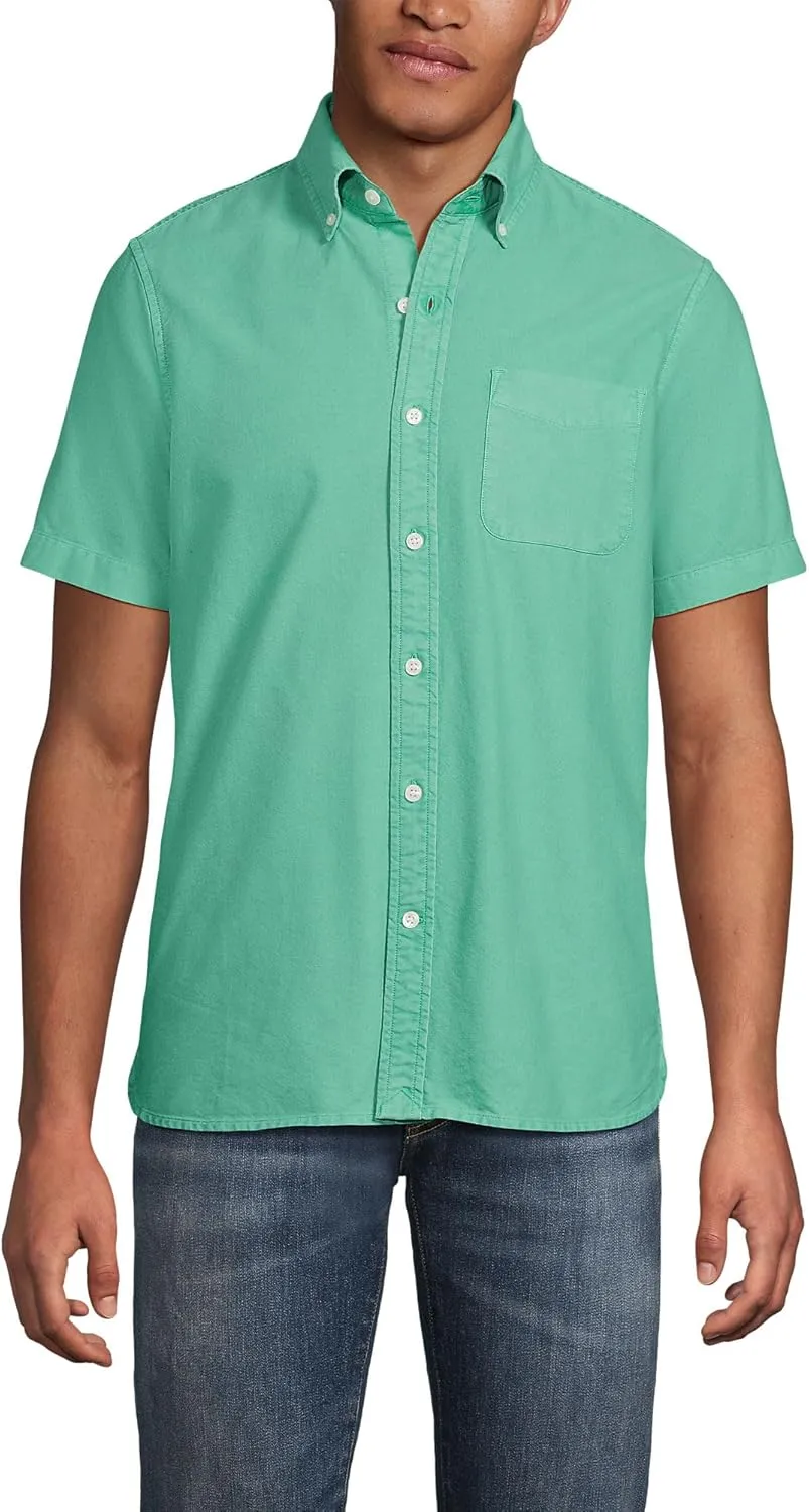 Lands' End Men's Short Sleeve Sail Rigger Shirt