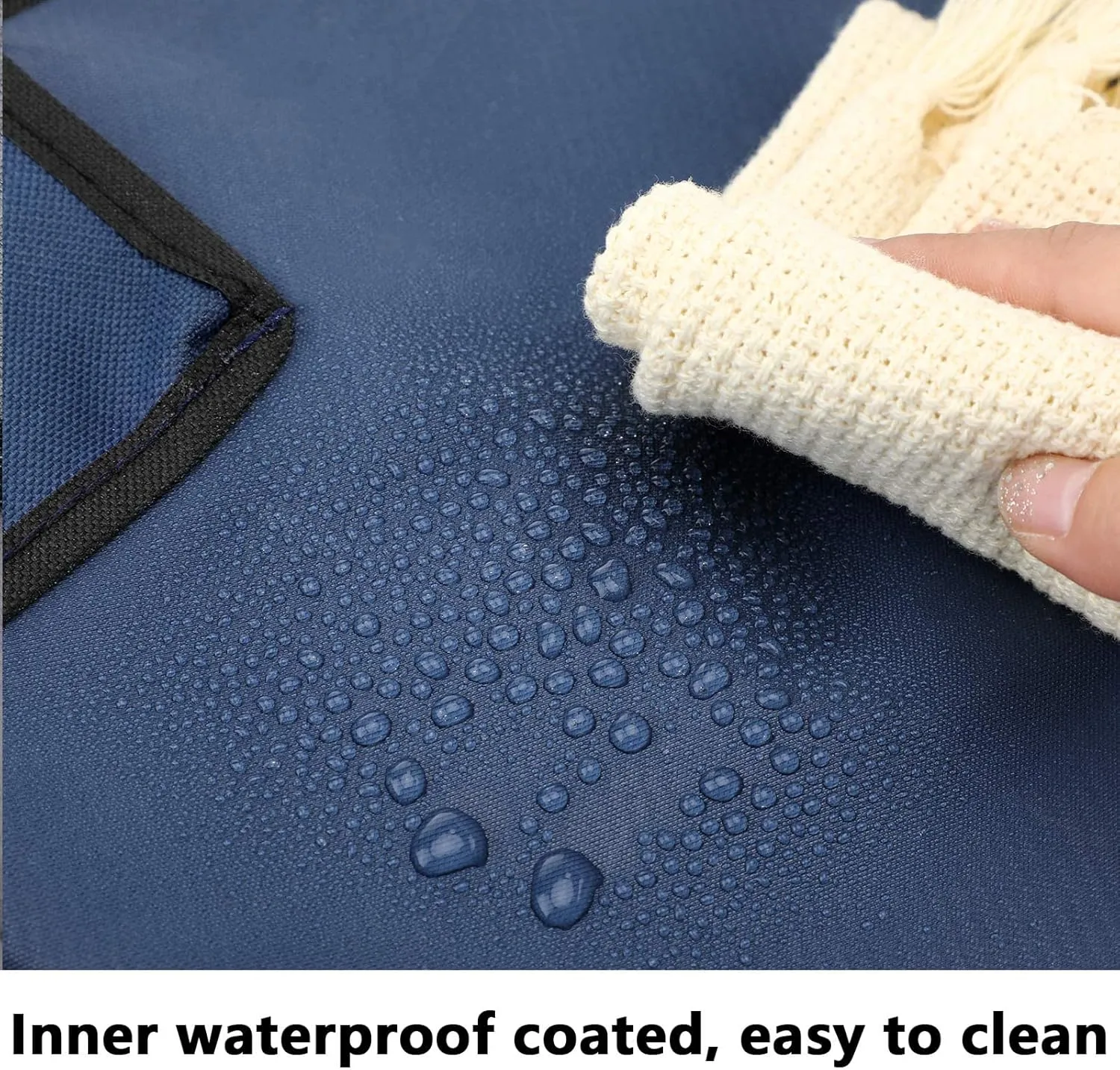 Laundry Sorter Replacement Bags Hamper Cart Removable Replacement Laundry Storage Organizer Bag Hamper Liner, No Hooks 14.76 x 8.66 x 21.65 Inch(Dark Blue,3 Pcs)