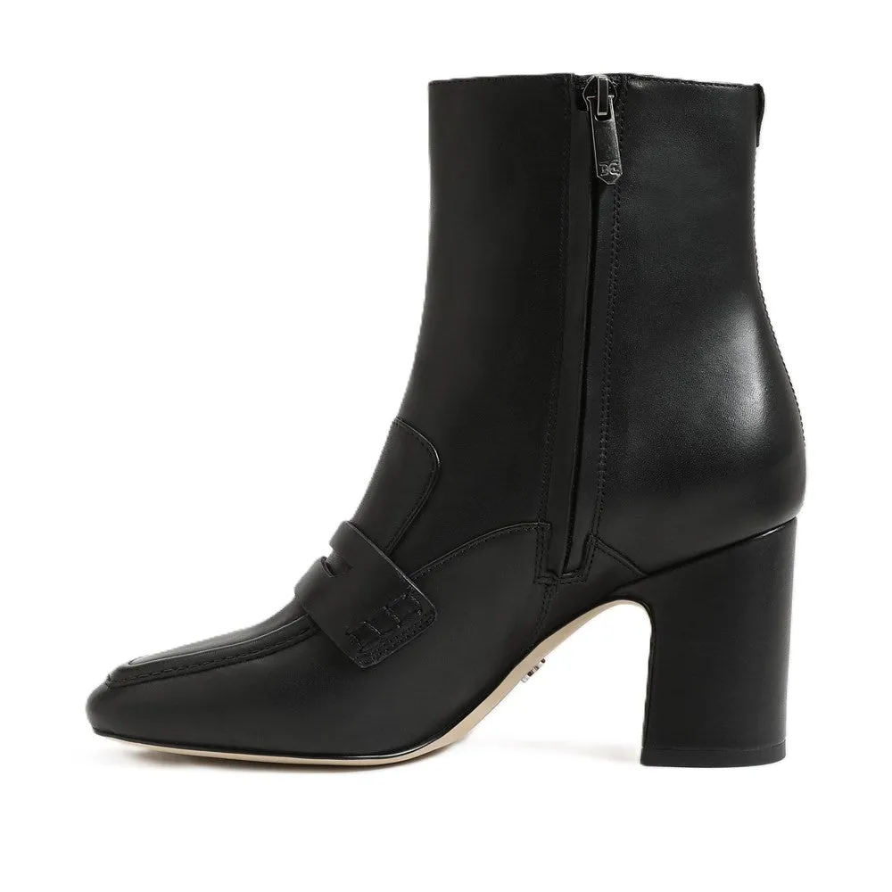Leather Fashion Digital Block Fenna Edelman Sam Black Toe Boots Almond Ankle Customizable Heeled