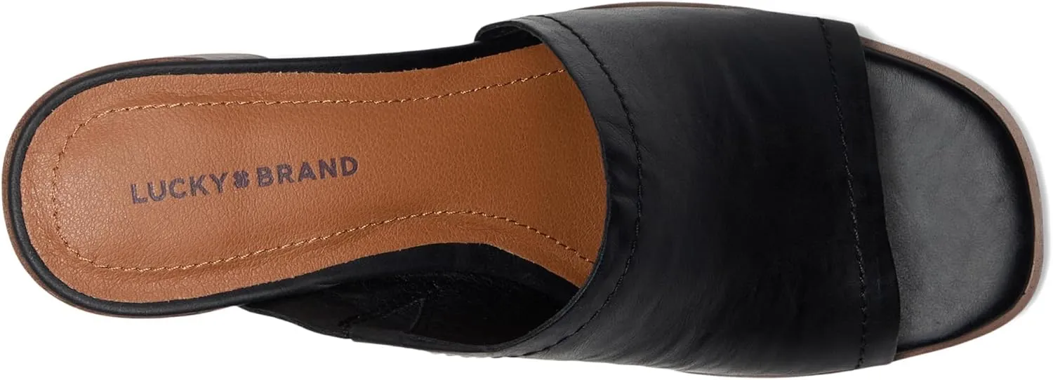 Lucky Brand Women's Jamira Asymmetrical Mule Heeled-Sandals