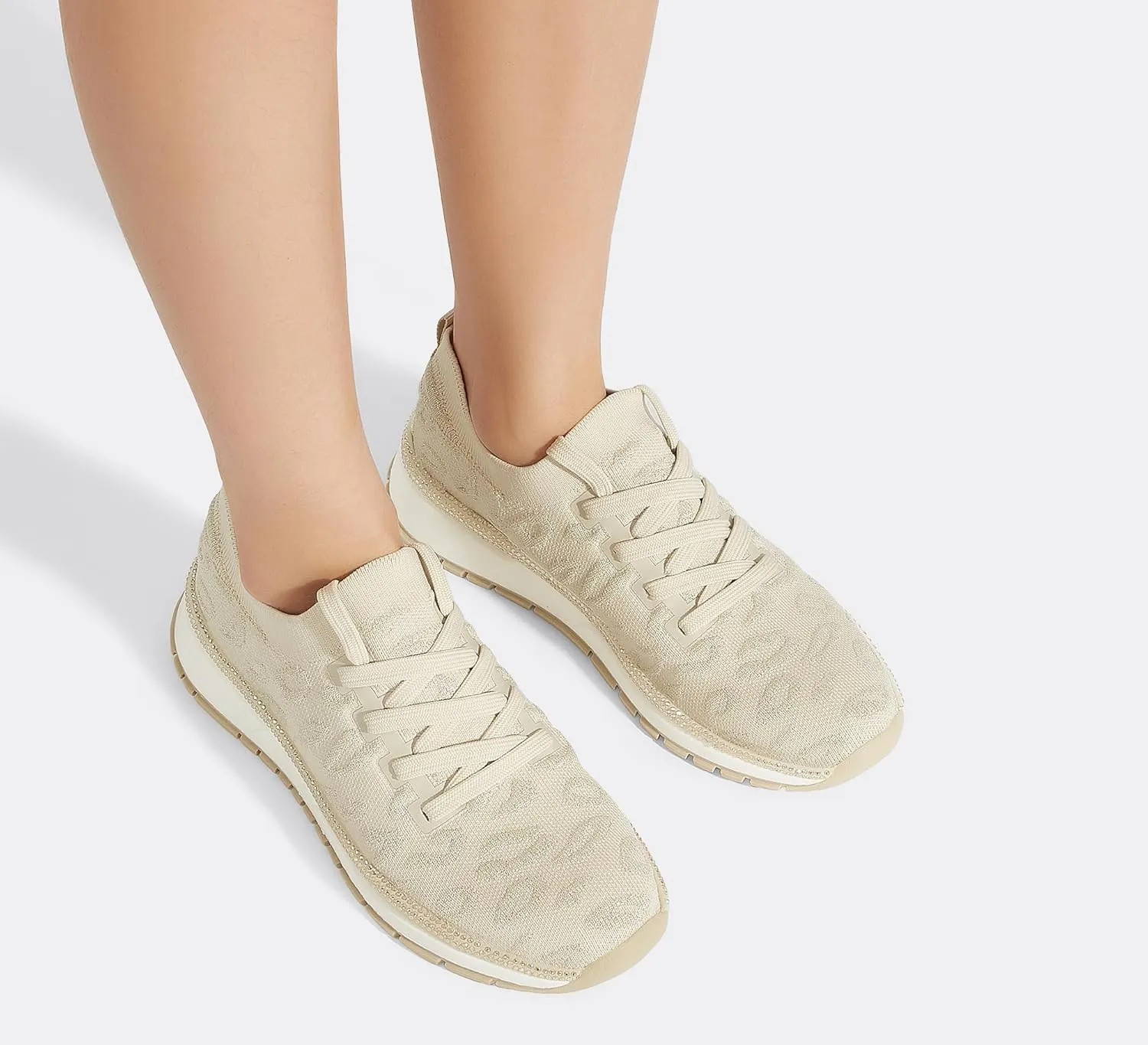 LUCKY STEP Women 's Mesh Slip on Sneaker Elastic Sock Knit Comfortable Breathable Lightweight Fashion Casual Walking Shoes