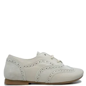Manuela Cream Wingtip Oxford