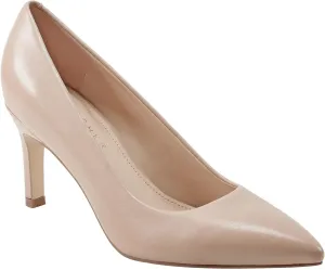 Marc Fisher LTD Women's Genni Pump, Light Natural Leather 110, 5