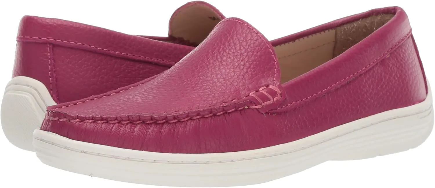 MARC JOSEPH NEW YORK Kids' Leather Boys/Girls Casual Comfort Slip on Moccasin Venetian Loafer Driving Style