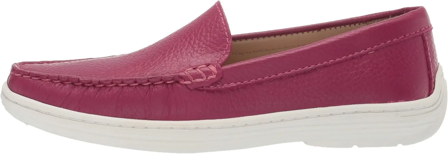 MARC JOSEPH NEW YORK Kids' Leather Boys/Girls Casual Comfort Slip on Moccasin Venetian Loafer Driving Style
