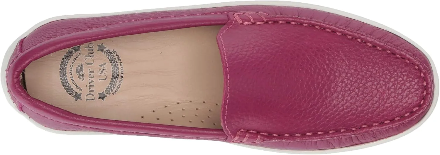 MARC JOSEPH NEW YORK Kids' Leather Boys/Girls Casual Comfort Slip on Moccasin Venetian Loafer Driving Style