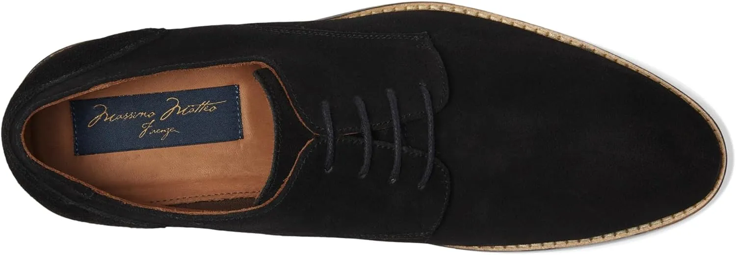 Massimo Matteo Men's Suede Lace-up Oxford Classic