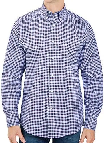 Member's Mark Classic Long Sleeve Stretch Oxford Shirt - Red X-Large