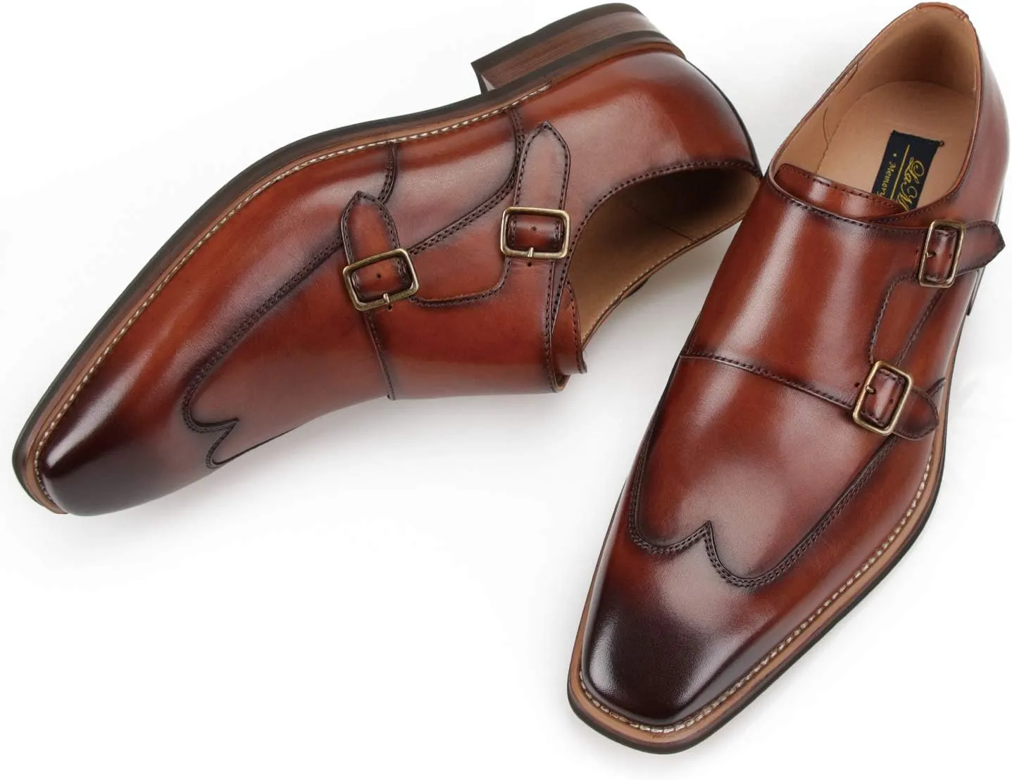 Men Dress Shoes Lace Up Oxford Classic Plain Toe Modern Formal Leather Shoes for Men