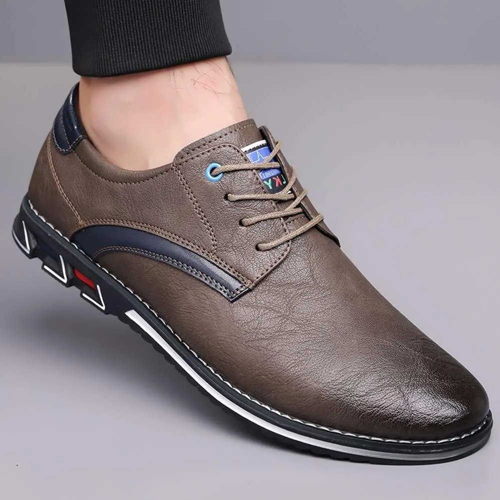 Men's Business Office Oxford Shoes Plus Size Leather Fashion Dress Sneakers Comfort Walking Driving Shoes