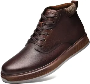 Men's Chukka Boots Genuine Leather Ankle Boot for Men Classic Casual Oxford Style Footwear