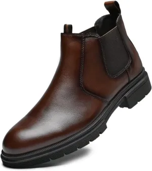 Men's Chukka Boots Genuine Leather Ankle Boot for Men Classic Casual Oxford Style Footwear