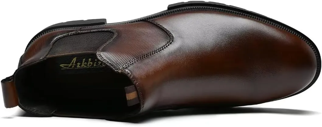 Men's Chukka Boots Genuine Leather Ankle Boot for Men Classic Casual Oxford Style Footwear