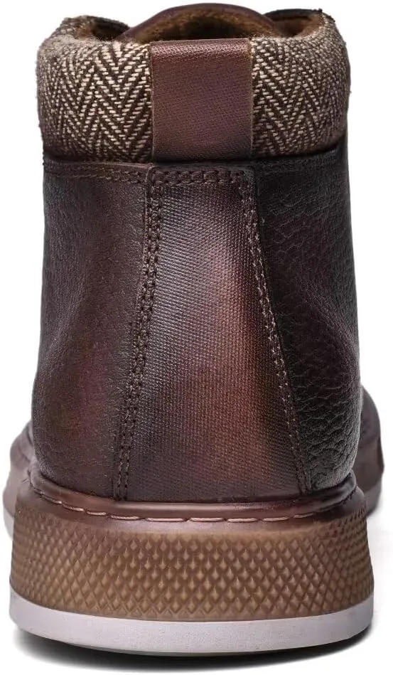 Men's Chukka Boots Genuine Leather Ankle Boot for Men Classic Casual Oxford Style Footwear