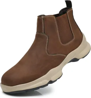 Men's Chukka Boots Genuine Leather Ankle Boot for Men Classic Casual Oxford Style Footwear
