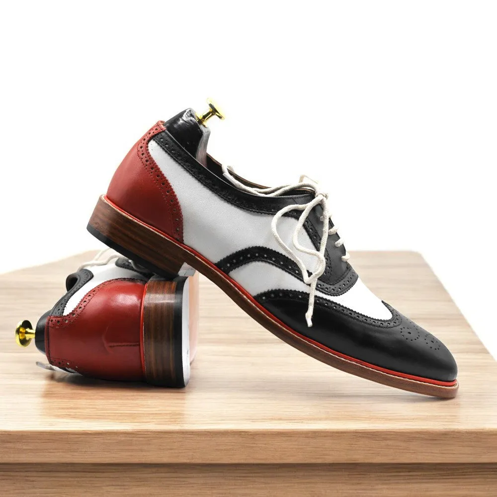 Men's Classic Style Handmade Oxford Leather Shoes.
