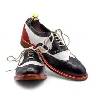 Men's Classic Style Handmade Oxford Leather Shoes.
