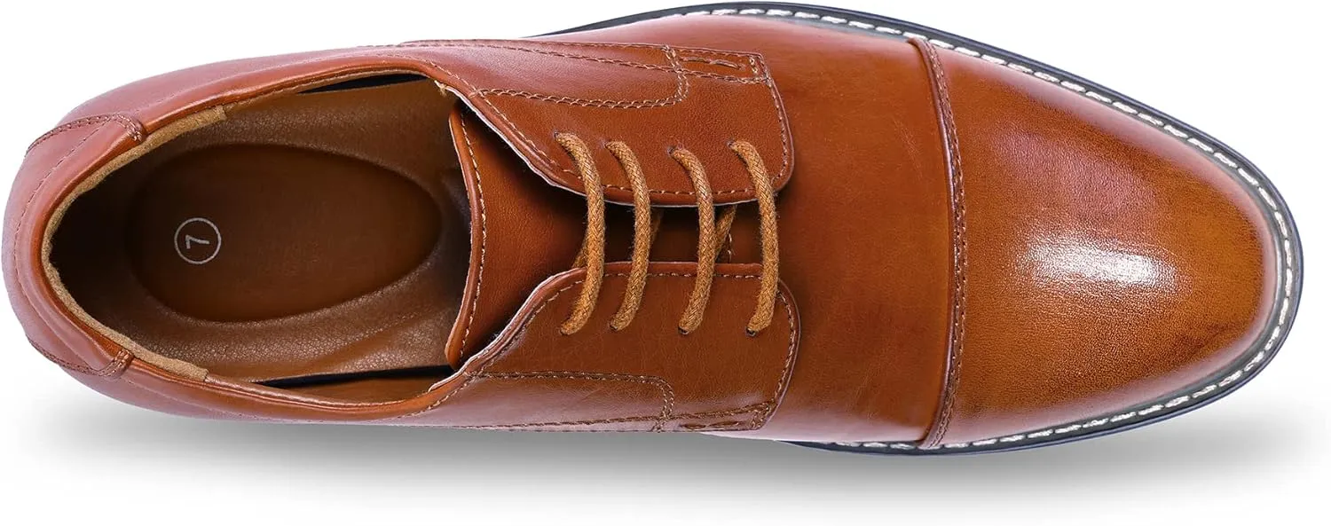 Men's Dress Shoes Formal Business Classic Lace Up Wingtip Oxford Shoes