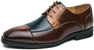 Men's Dress Shoes Men Breathable Leather Wingtip Brogue Oxfords Classic Lace Up Formal Tuxedo Derby Shoes for Men