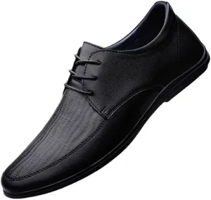 Men's Dress Shoes Men Genuine Leather Oxford Shoes Classic Business Shoes Casual Wedding Office Shoes for Men(8.5)