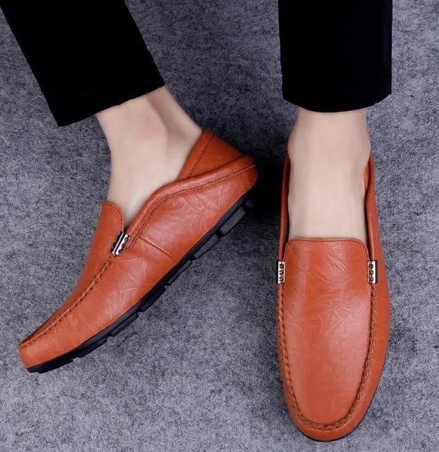 Men's Dress Shoes Mens Business Office Wedding Formal Modern Oxfords Shoes Slip-On Leather Tuxedo Shoes for Men