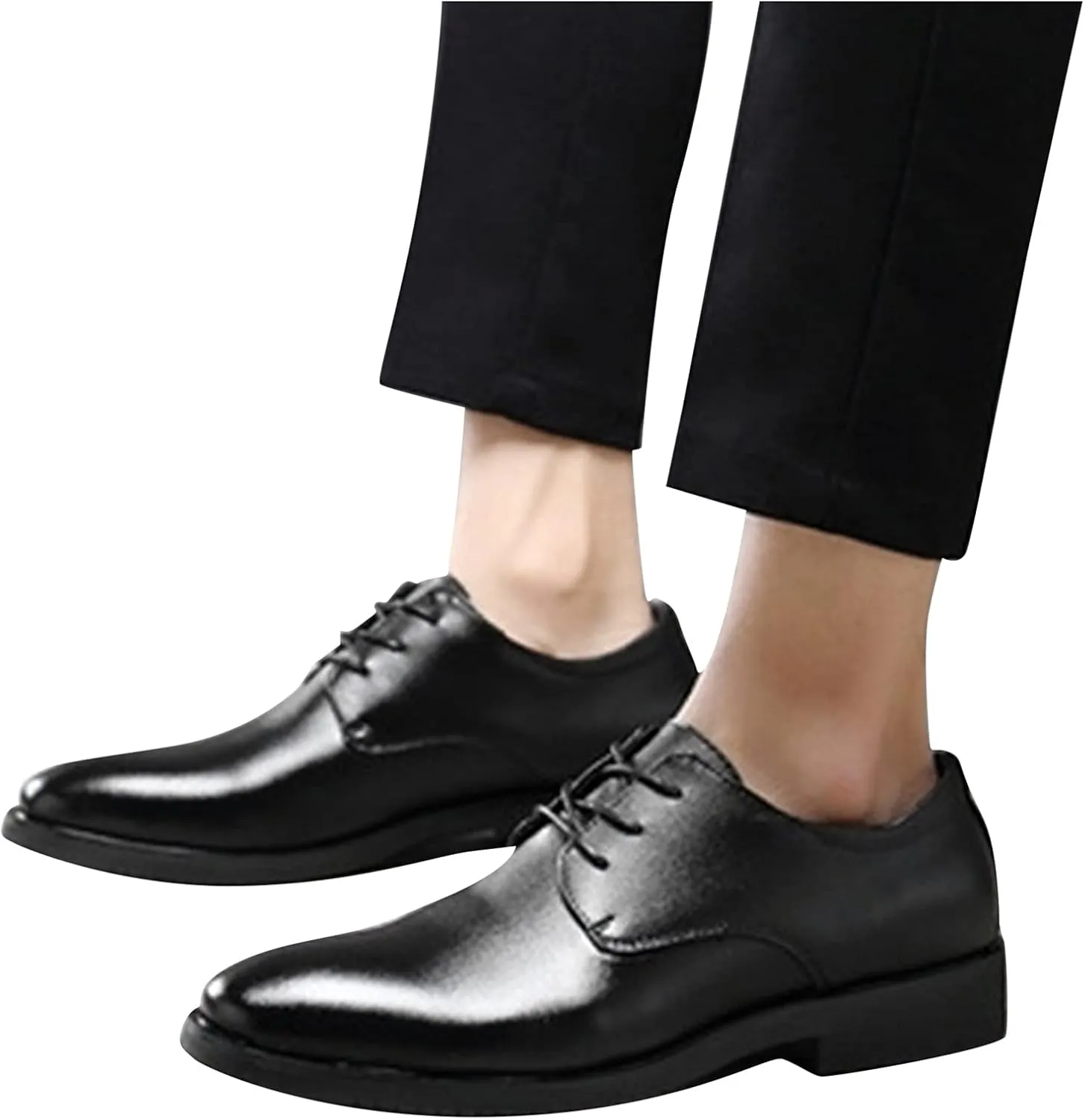 Men's Dress Shoes Wide Width 13 Color Solid Business Fashion Summer Style Shoes Leather Men's Leisure Breathable Men's Leather Shoes Leather Dress Shoes