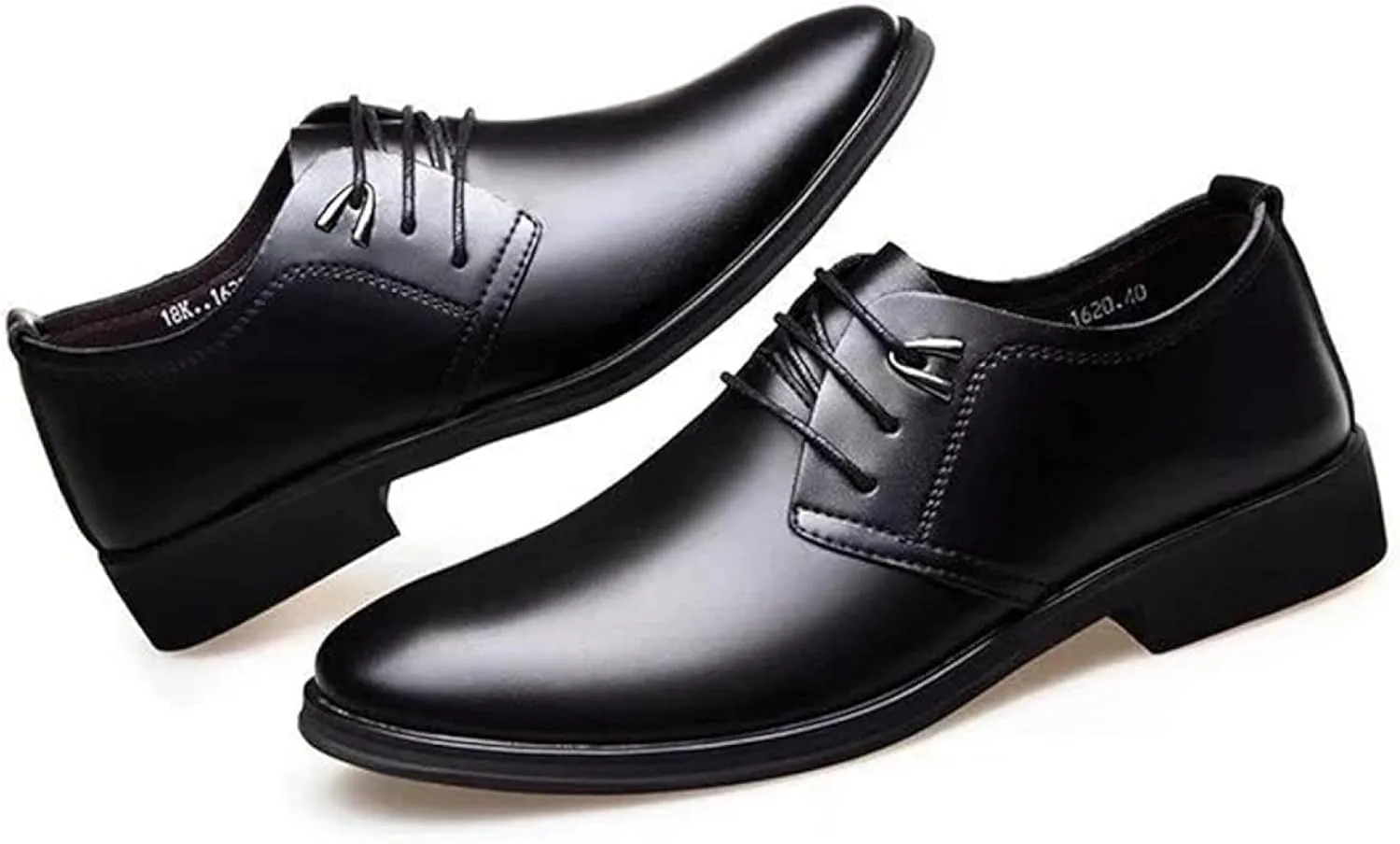 Men's Formal Business Shoes, Gentlemen's Party Set, Formal Shoes, Comfortable Classic Oxford Shoes, Casual Low Top Work Leather Shoes, 6, Black