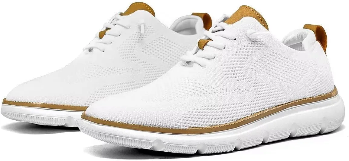 Men's Oxfords Lace-Up Lightweight Casual Walking Shoes Dress Shoes Fashion Sneakers