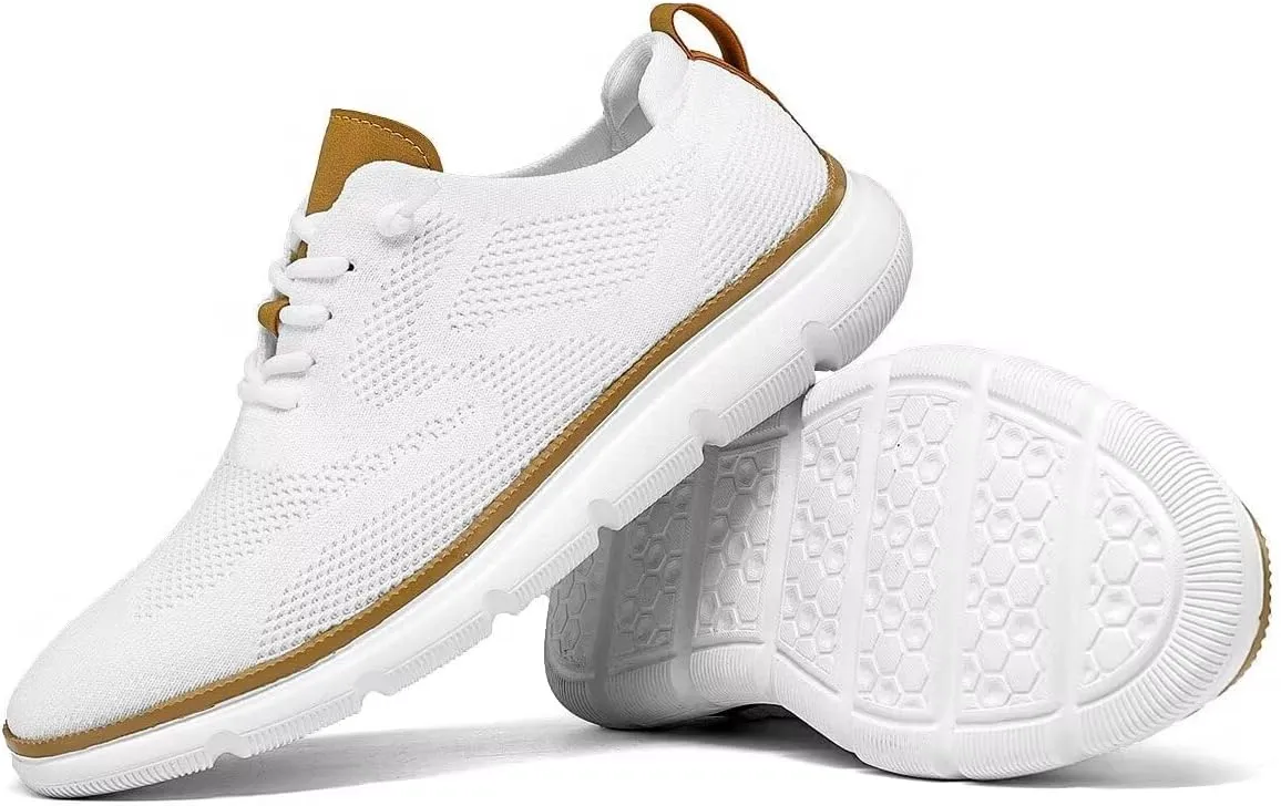 Men's Oxfords Lace-Up Lightweight Casual Walking Shoes Dress Shoes Fashion Sneakers
