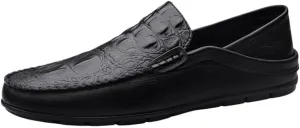Mens Slip On Loafers Round Toe Flat Heel Comfortable Simple Classic Prom Wedding Casual Shoes Lightweight