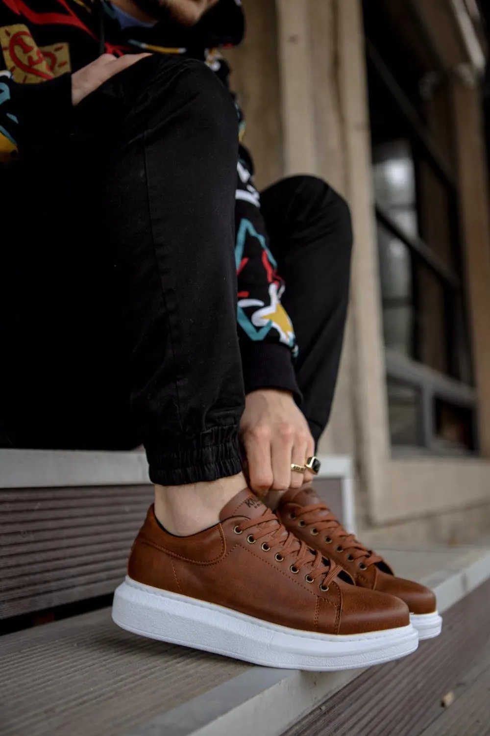 Men's Sneaker High Sole Men Sneaker Shoes 044