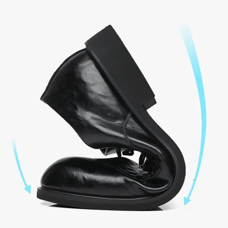 Mens Wedding Oxford Shoes Patent Leather Formal Dress Shoes for Men Tuxedo Lace Up(Black,9)