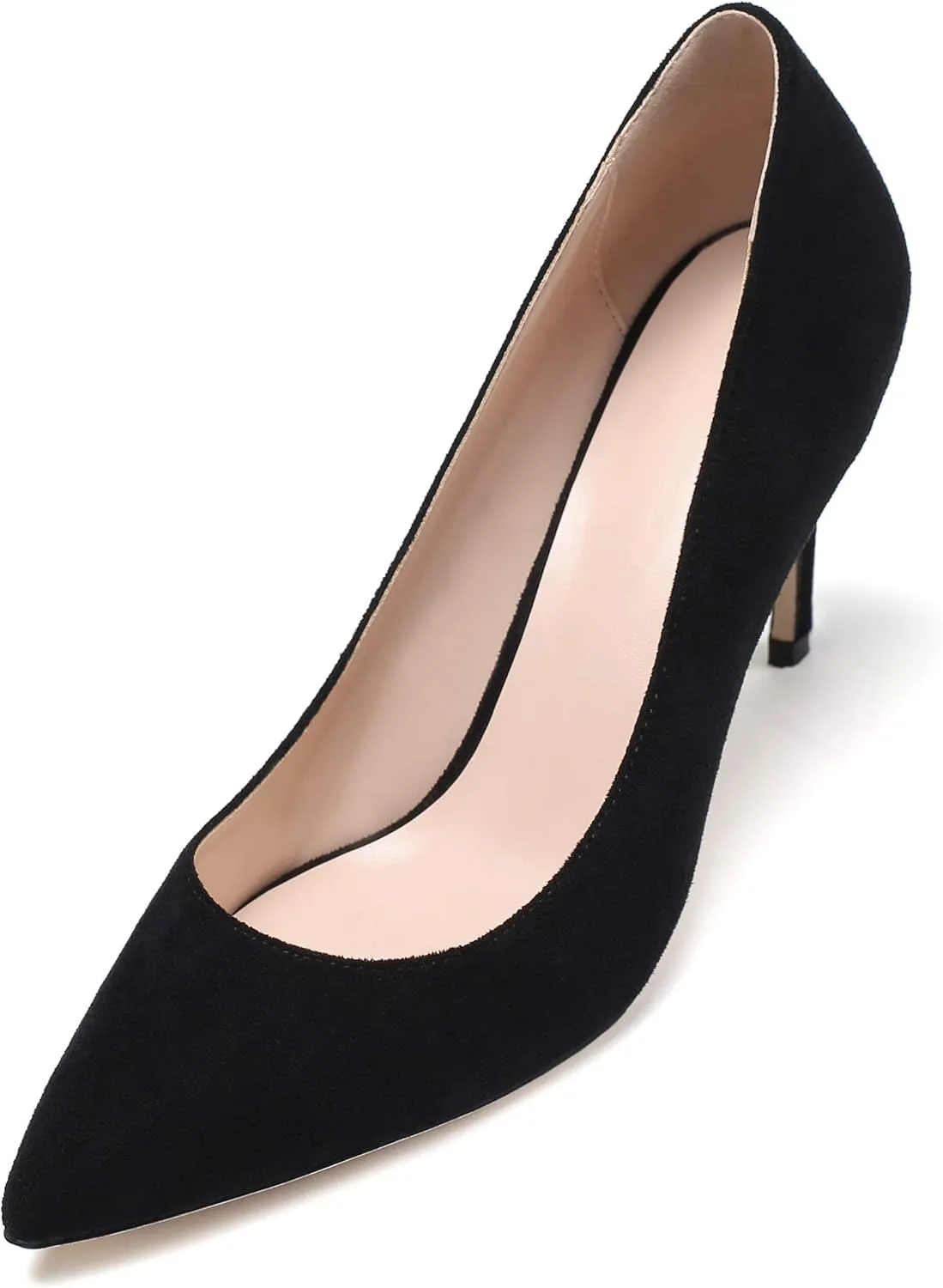 Mettesally Women's High Heel Pumps Pointed Closed Toe Bridal Wedding Party Sexy Pumps Basic Formal Dress Shoes