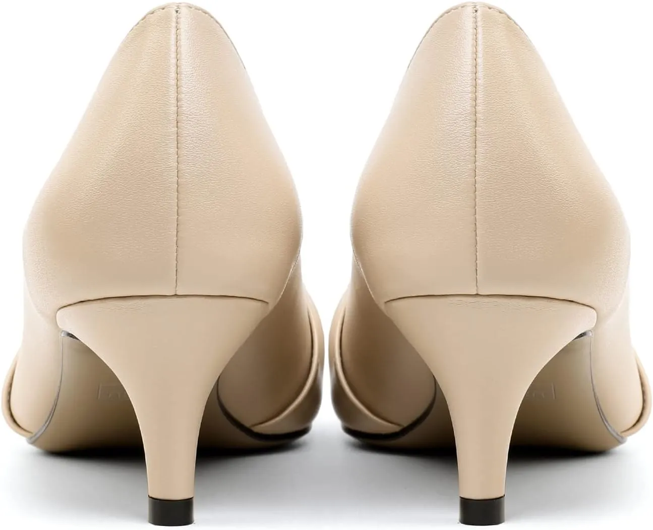 Mettesally Womens Kitten Heel Pumps Pointed Toe Mid Heels Bow Tie Comfort Slip On Heeled Shoes for Wedding Party Office